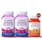 2 Dermazon + Free Nutra-C Plus Offer